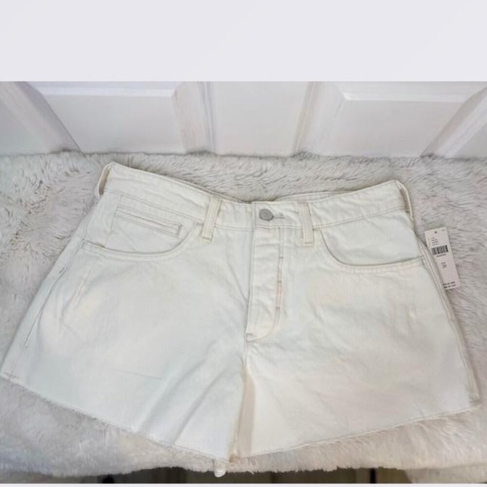 Anthropologie The Devon Denim Shorts by Pilcro in Ivory – Size 28 - NWT - Picture 5 of 7